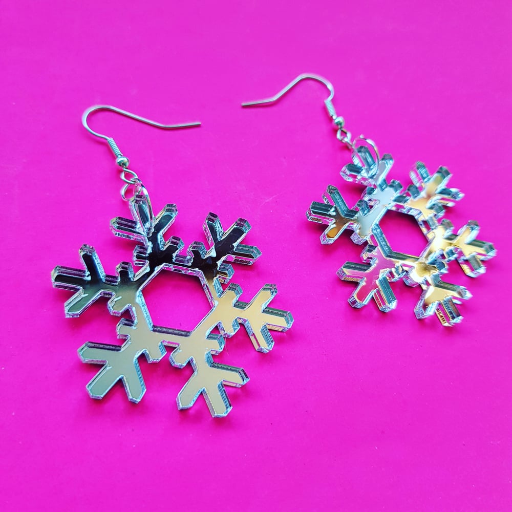 Image of Snowflake Earrings