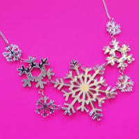 Image 2 of Snowflake Necklace 