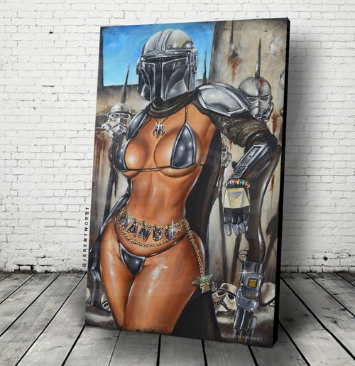 Image of Mando by Jeremy Worst Themandalorian