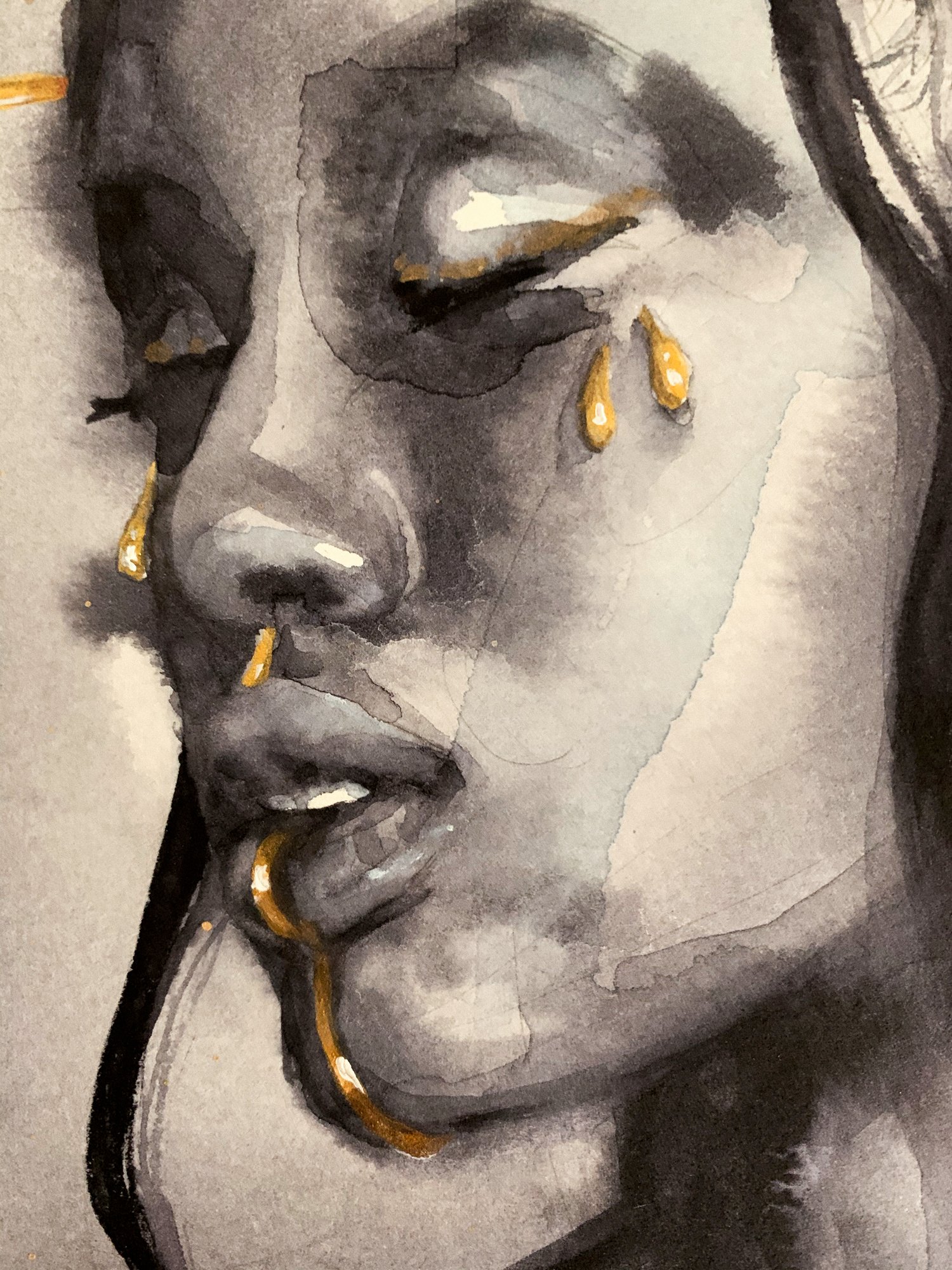 Agnes-Cecile black sun goddess