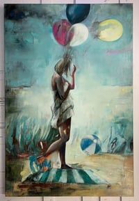 Painting / maleri / "The celebration – Lost in celebration 8" / 120x180 cm