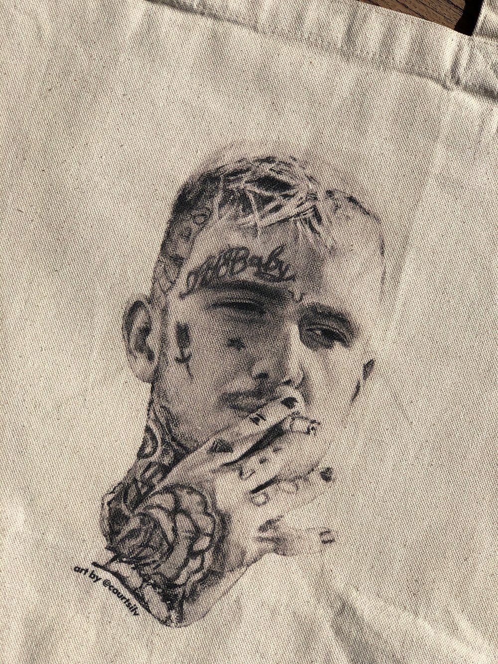 Lil Peep 15x18" Canvas Tote Bag