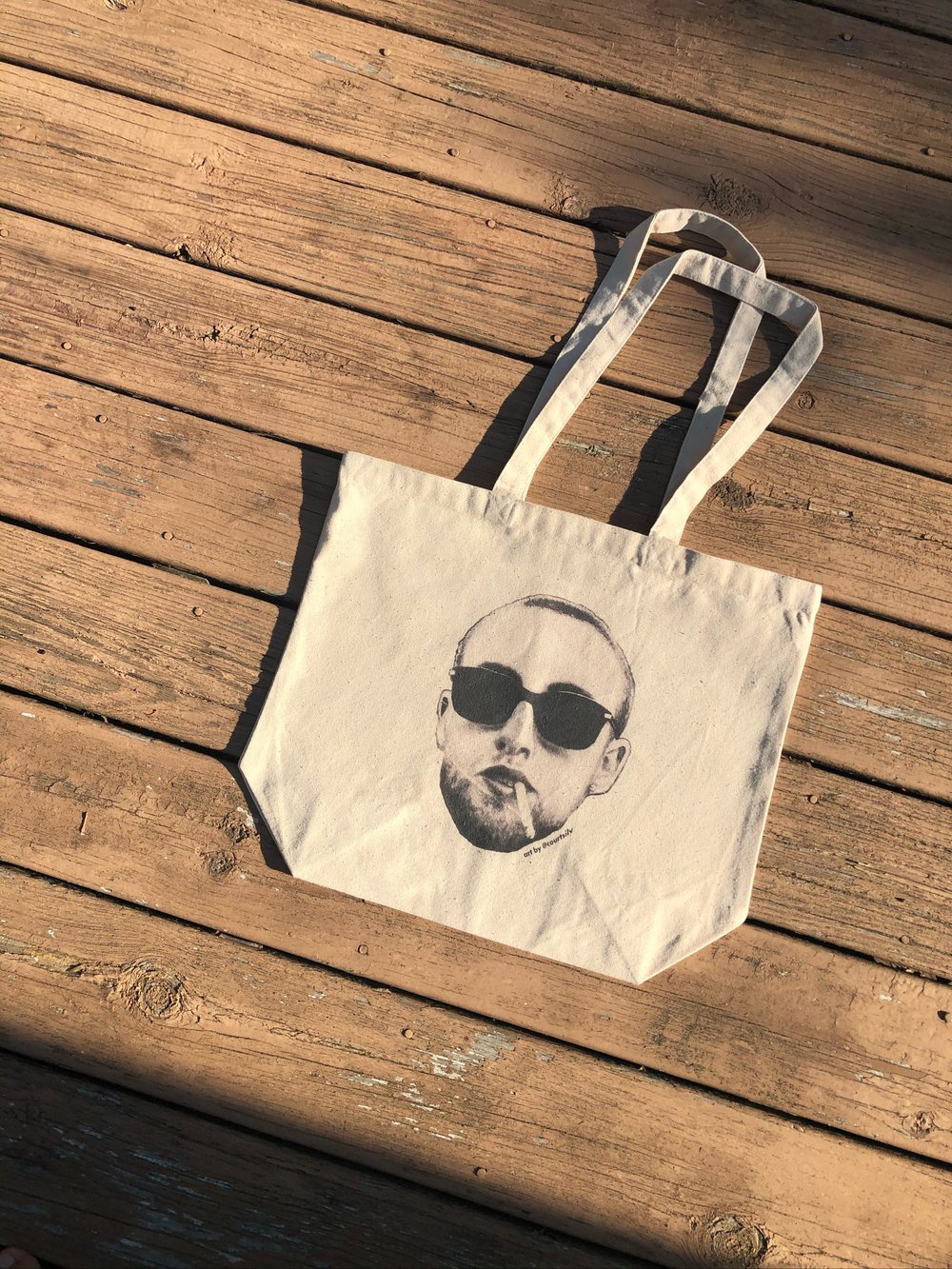 Mac Miller 15x18" Canvas Tote Bag