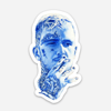 3" Lil Peep Blue Die Cut Sticker