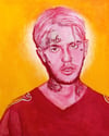 22x28" Lil Peep Red/Yellow Poster