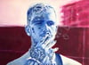 22x28" Lil Peep Pink/Blue Poster