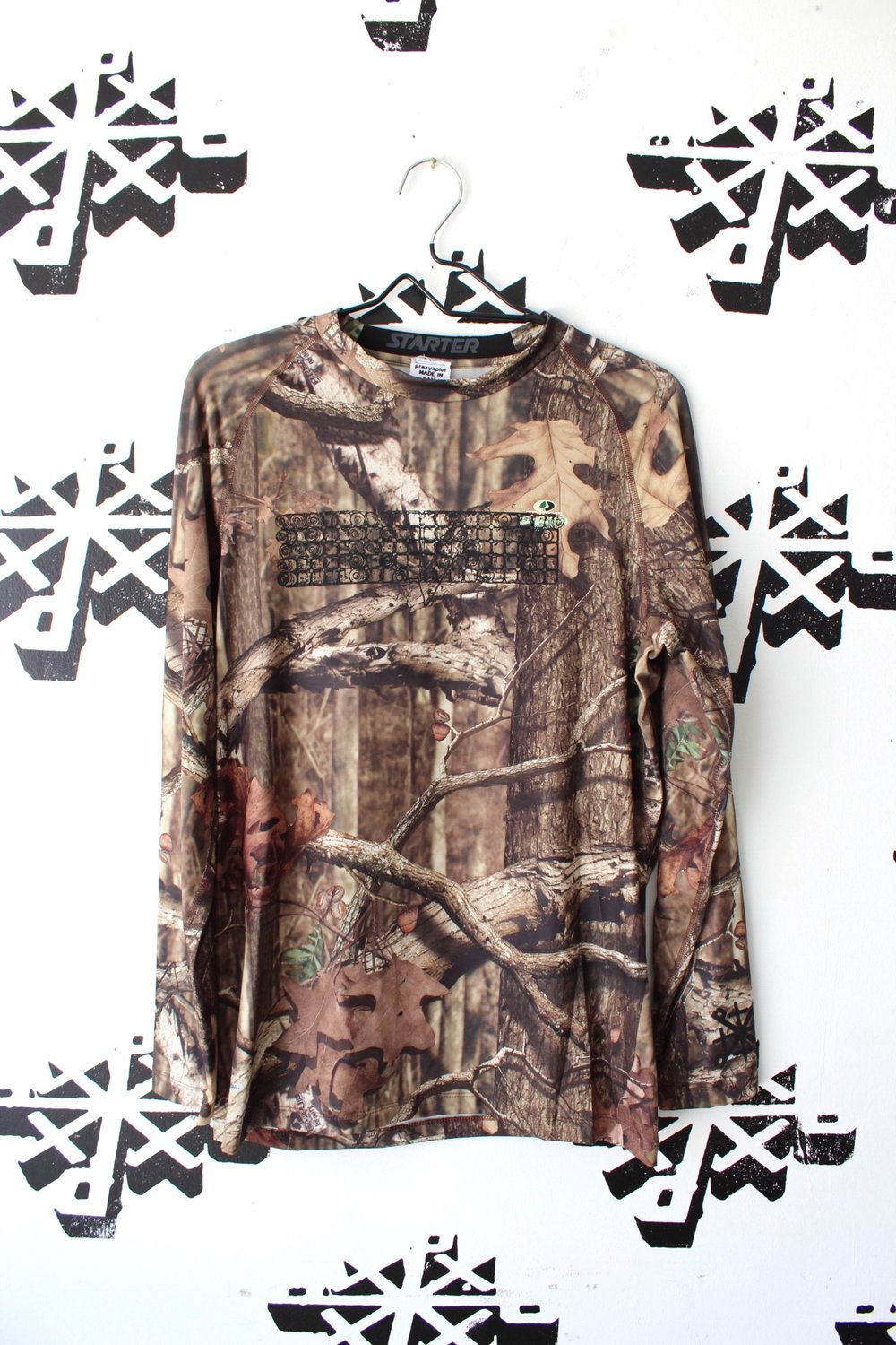 locked and loaded long sleeve in forest camo