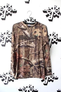 Image of locked and loaded long sleeve in forest camo