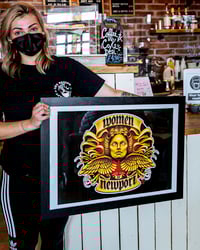 Women of Newport Cherub Print, size A2 