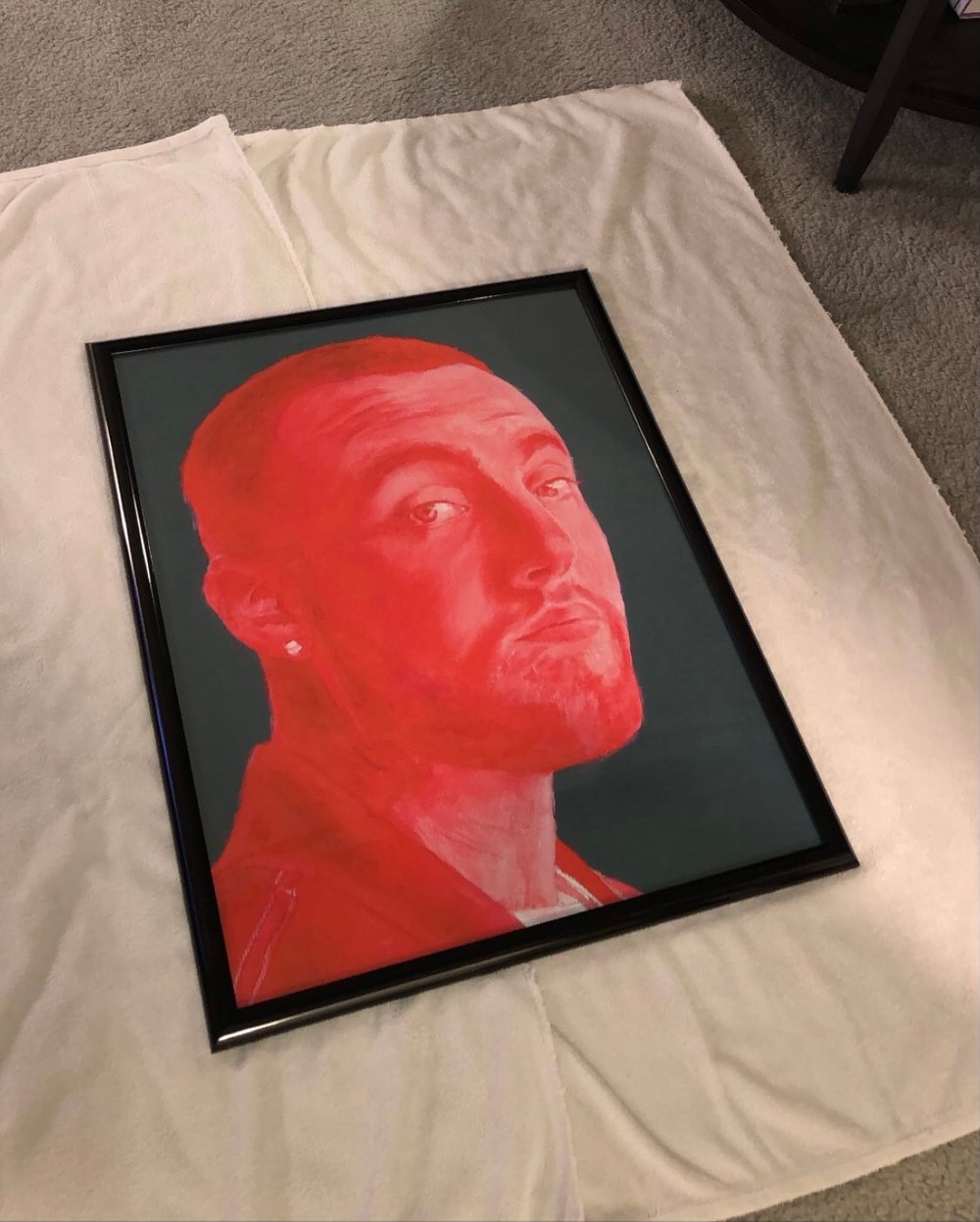 22x28" Red Mac Miller Poster