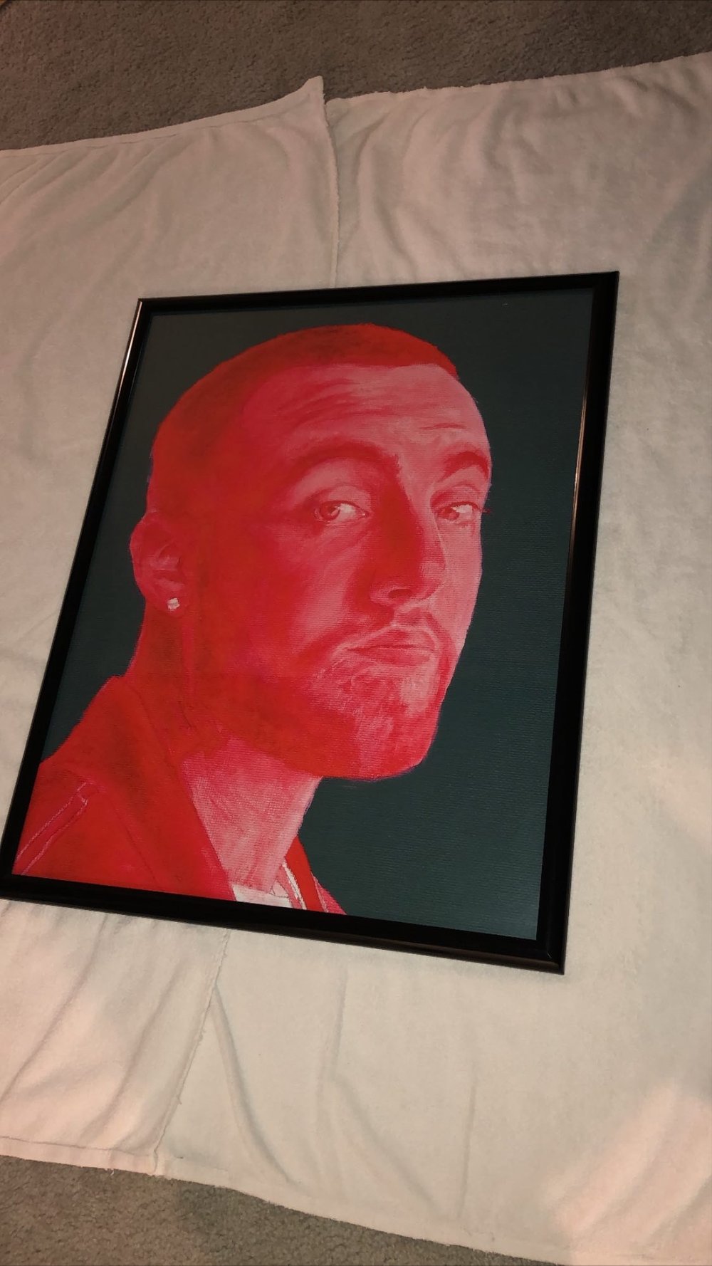 22x28" Red Mac Miller Poster