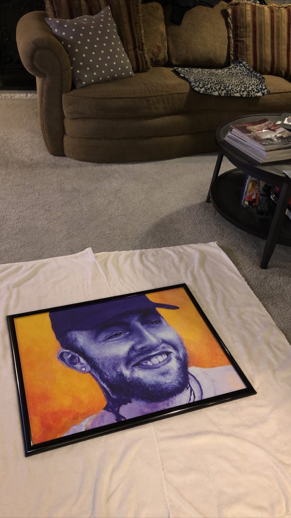 22x28" Mac Miller Yellow/Purple Poster