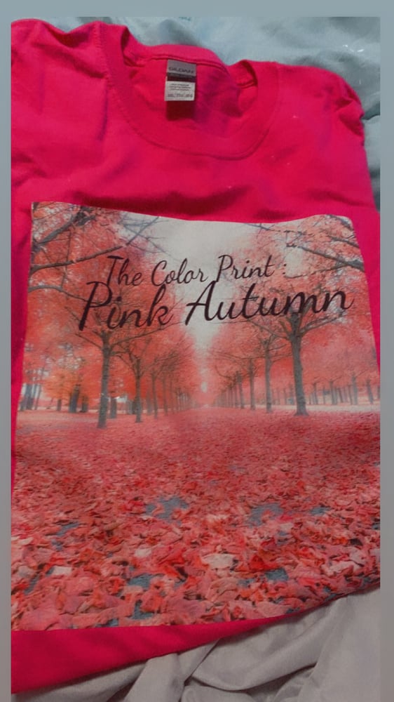 Image of Pink Autumn T-shirt  🍂💗
