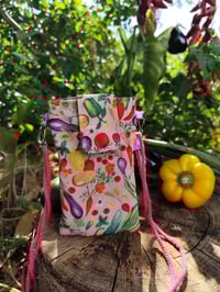 Image 1 of Bolsito broche para el móvil HUERTA rosa