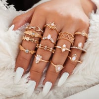 More Is Better - 14 PC Stacked Ring Set 