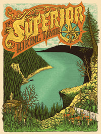 Superior Hiking Trail art print to benefit the SHTA