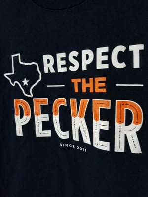 UTSA Respect The Pecker Tee size Large