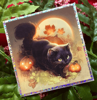 Image 3 of Halloween Kitty (Sticker)