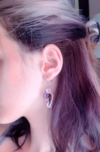 Image 3 of Kitty ghost earrings 🌙PREORDER 
