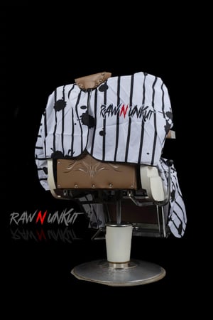 Image of RAW N UNKUT  FULL SUBLIMATION  ADDICTED BARBER CAPES  