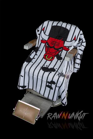 Image of RAW N UNKUT  FULL SUBLIMATION  ADDICTED BARBER CAPES  