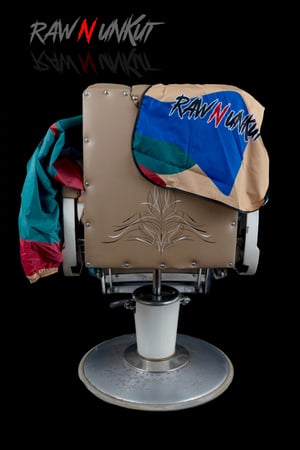 Image of RAW N UNKUT  FULL SUBLIMATION  ADDICTED BARBER CAPES  