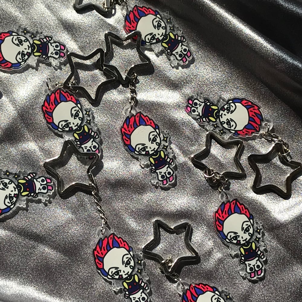 Image of Hisoka keychain 