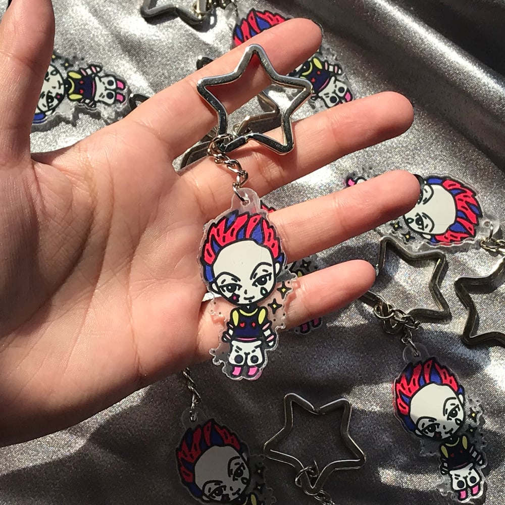 Image of Hisoka keychain 