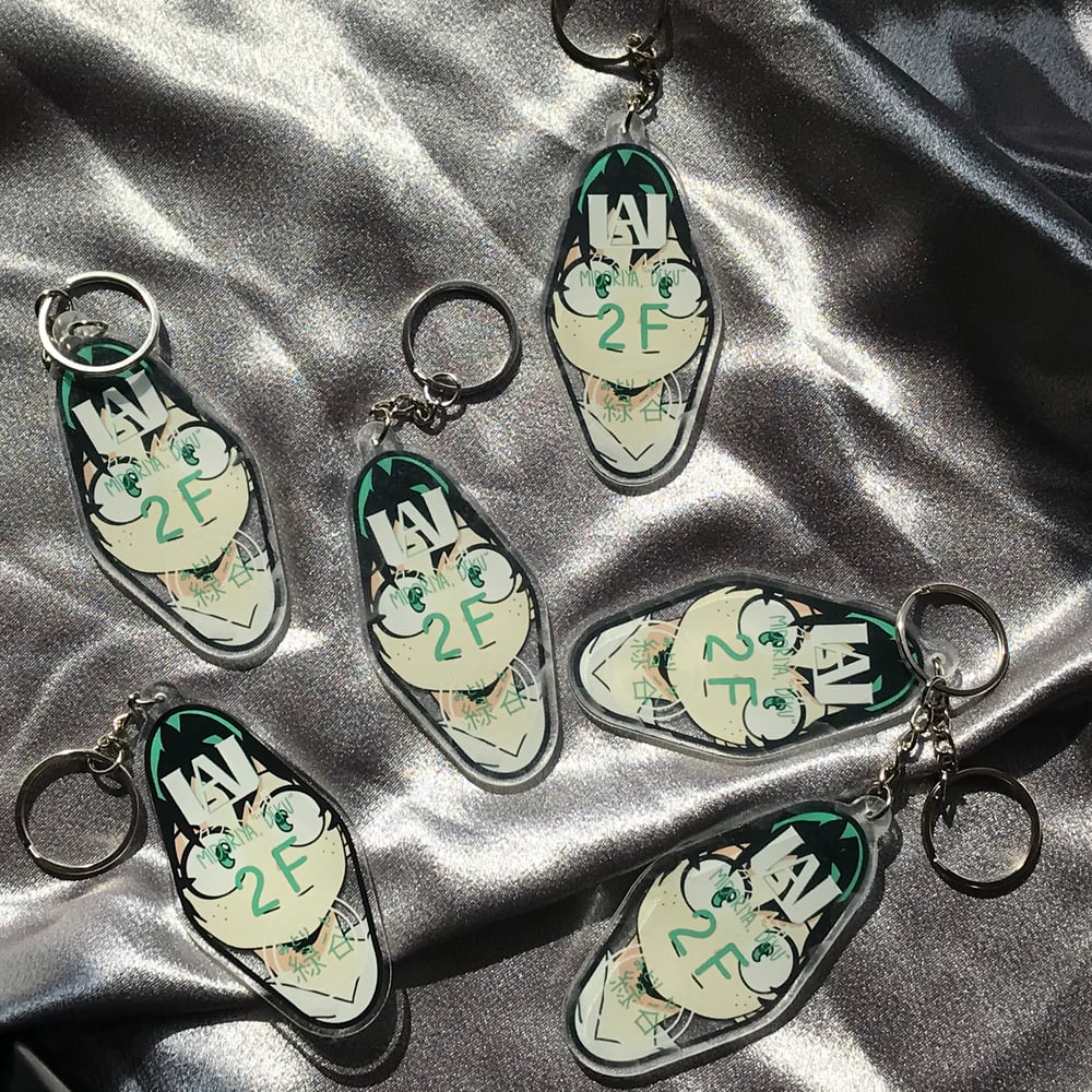 Image of Deku room keychain 