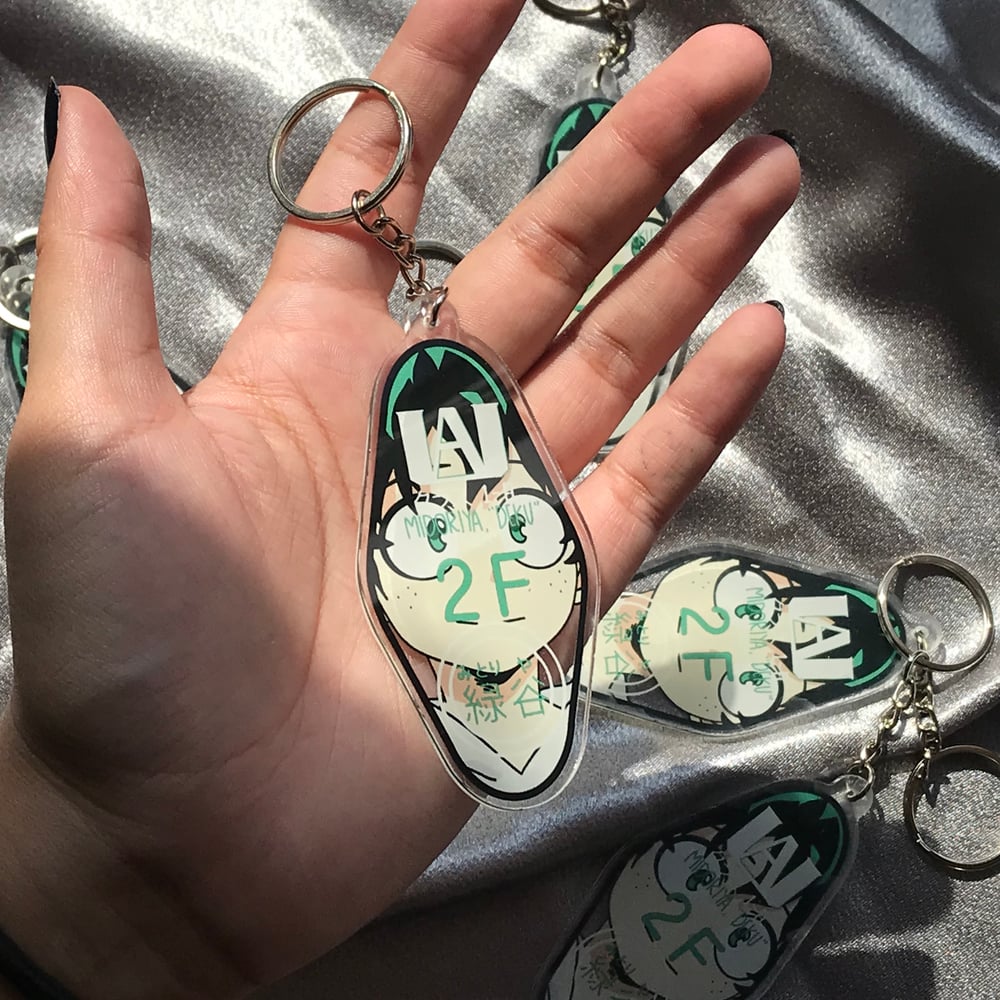 Image of Deku room keychain 