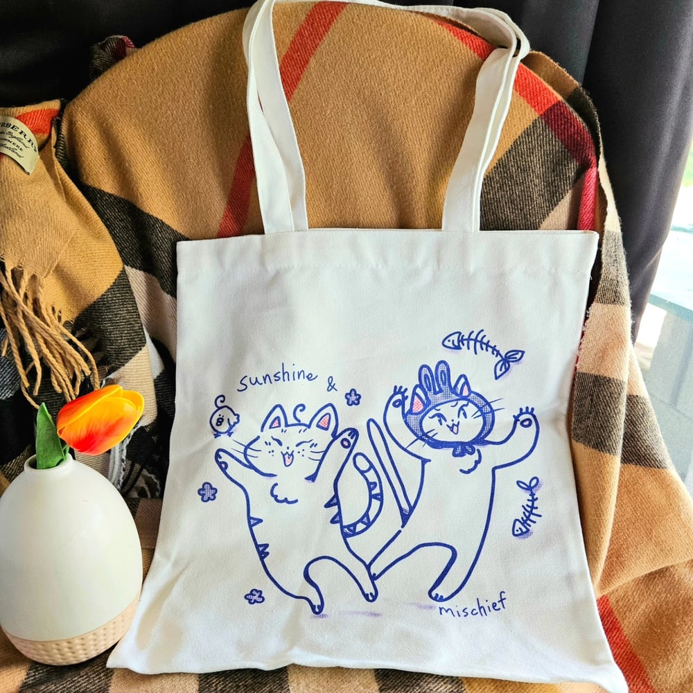 Image of Sunshine and Mischief Tote Bag