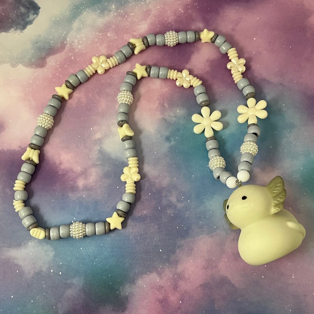 Image of Axolotl Kandi Necklace Collection Kawaii