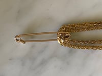 Image 1 of 14K GOLD SAFETY PIN