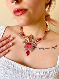 Image 3 of ♥️⛓️Soldered Miltonia Choker⛓️♥️