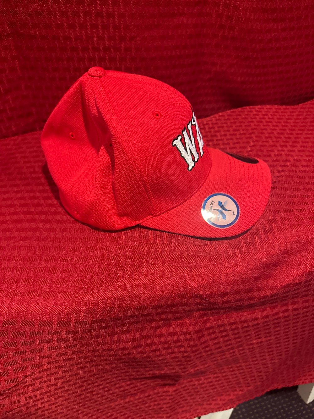 Flex Fit Red WAR Hat