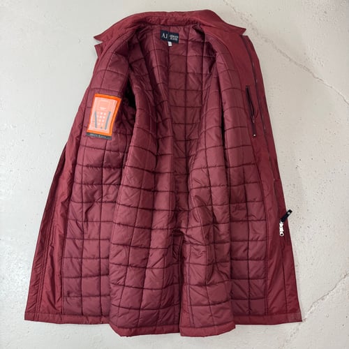 Image of 2000s Armani Jeans Nylon Trench, Size XL