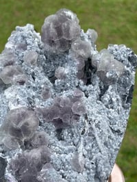 Image 14 of Green and Purple Fluorite with Calcite specimen #445
