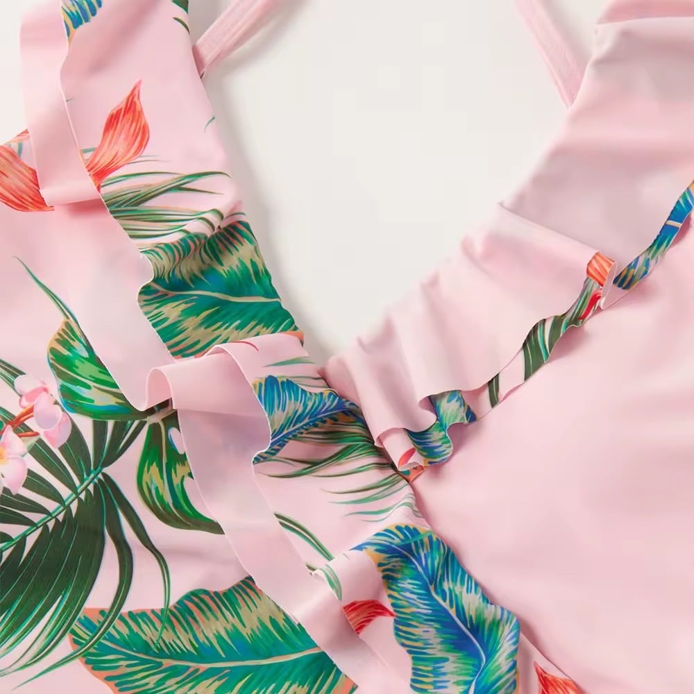 Image of Mumma & Me ‘ Palm Leaf’ Swimwear (also in yellow)