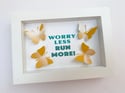 April 29th - Worry Less Run more  - Butterfly quote art