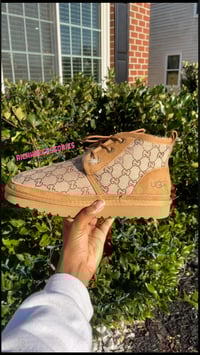 Image 5 of GG Low tie boots