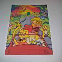 Bart and homer A/P blotter sheet 