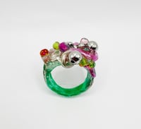 Image 1 of pink swirl ring
