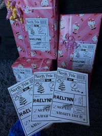 Image 3 of North Pole Shipping Stickers 