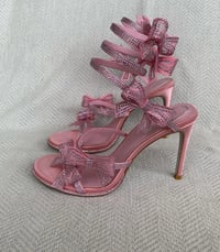 Image 2 of PINK FAIRY RHINESTONE HEELS