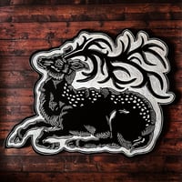Image 2 of Deer Woodcut 