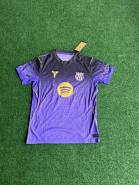 Image 1 of     FC Barcelona Purple Away Jersey – Lamine Yamal #10