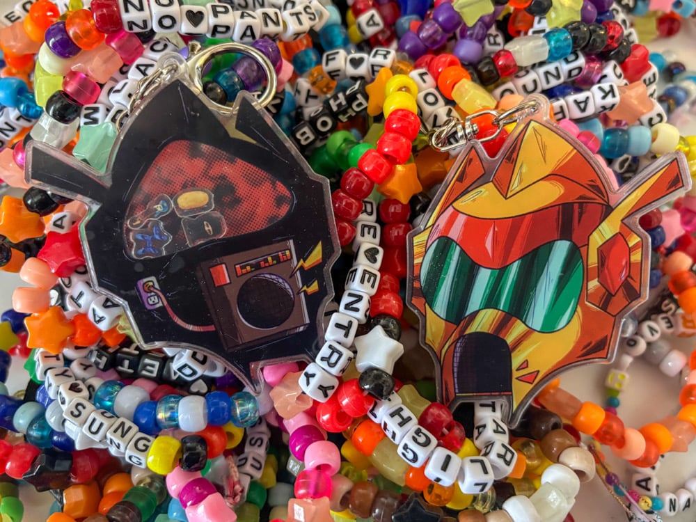 Image of Lord Phobos TWRP Shaker Keychain