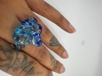 Image 4 of blue swirl ring