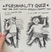 Image 2 of Personality Quiz - A4 Riso Print