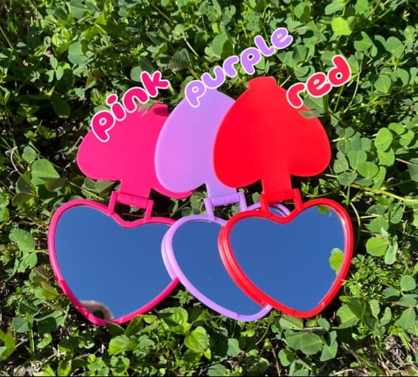 Image of Heart Compact Mirrors
